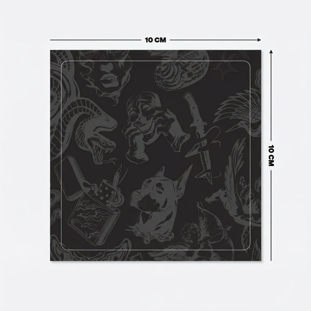 Custom Medium Tattoo (10 cm X 10cm)