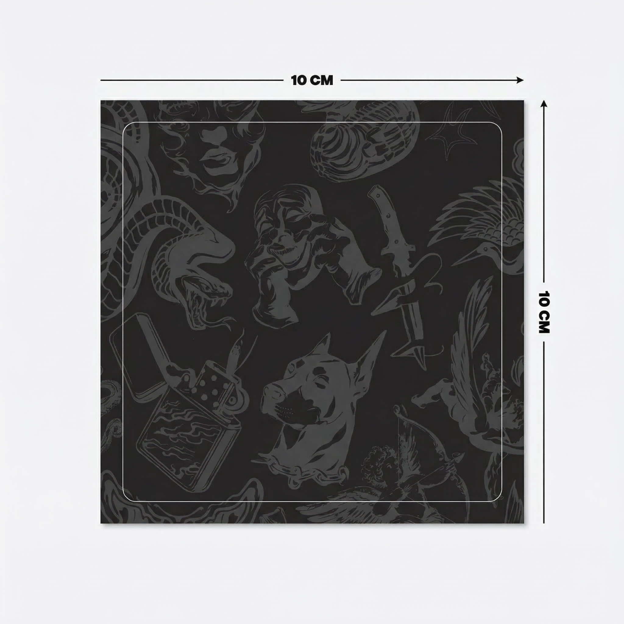 Custom Medium Tattoo (10 cm X 10cm)